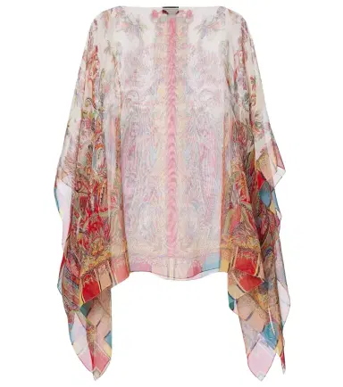 Etro Printed silk cape | Thumbnail 1 Etro Printed silk cape | Thumbnail 1