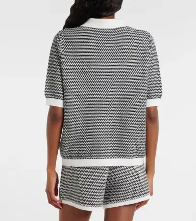 Varley Gaelle chevron cotton cardigan | Thumbnail 2 Varley Gaelle chevron cotton cardigan | Thumbnail 2