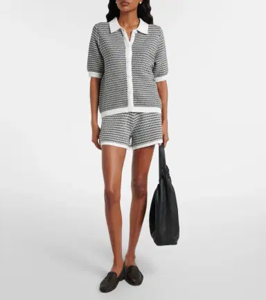 Varley Gaelle chevron cotton cardigan | Thumbnail 4 Varley Gaelle chevron cotton cardigan | Thumbnail 4