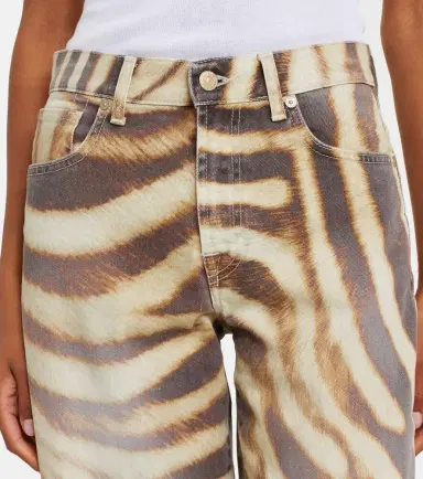 7 For All Mankind Stovepipe zebra-print straight jeans | Thumbnail 4 7 For All Mankind Stovepipe zebra-print straight jeans | Thumbnail 4