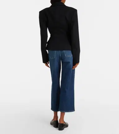 7 For All Mankind Stovepipe cropped straight jeans | Thumbnail 4 7 For All Mankind Stovepipe cropped straight jeans | Thumbnail 4