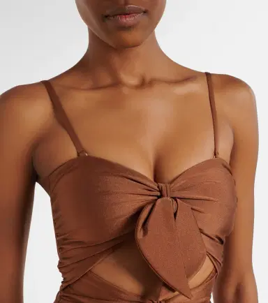 Zimmermann Bow-detail cutout swimsuit | Thumbnail 4 Zimmermann Bow-detail cutout swimsuit | Thumbnail 4
