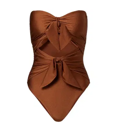 Zimmermann Bow-detail cutout swimsuit | Thumbnail 1 Zimmermann Bow-detail cutout swimsuit | Thumbnail 1