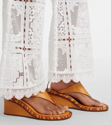 Zimmermann Floral lace flared pants | Thumbnail 4 Zimmermann Floral lace flared pants | Thumbnail 4