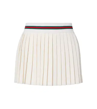 Gucci GG jacquard pleated miniskirt | Thumbnail 1 Gucci GG jacquard pleated miniskirt | Thumbnail 1