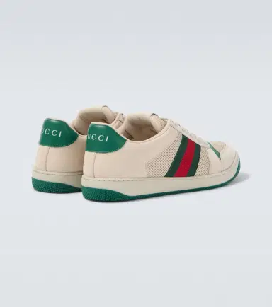 Gucci Screener leather-trimmed sneakers | Thumbnail 6 Gucci Screener leather-trimmed sneakers | Thumbnail 6