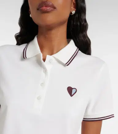 Tory Burch Cotton-blend piqué polo shirt | Thumbnail 2 Tory Burch Cotton-blend piqué polo shirt | Thumbnail 2