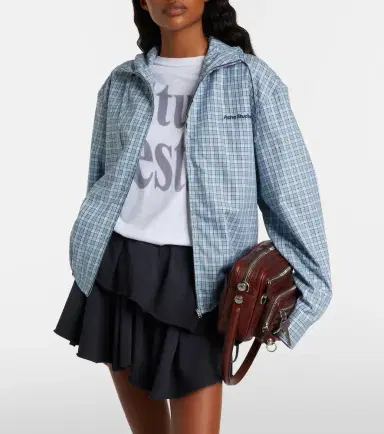Acne Studios Checked technical jacket | Thumbnail 3 Acne Studios Checked technical jacket | Thumbnail 3