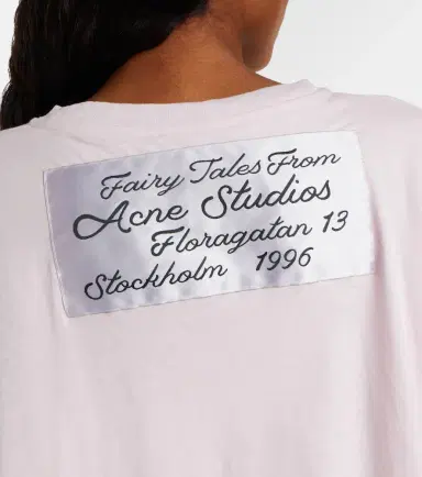 Acne Studios Oversized cotton-blend jersey T-shirt | Thumbnail 3 Acne Studios Oversized cotton-blend jersey T-shirt | Thumbnail 3