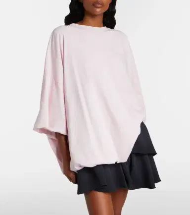 Acne Studios Oversized cotton-blend jersey T-shirt | Thumbnail 4 Acne Studios Oversized cotton-blend jersey T-shirt | Thumbnail 4