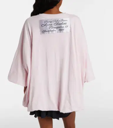 Acne Studios Oversized cotton-blend jersey T-shirt | Thumbnail 5 Acne Studios Oversized cotton-blend jersey T-shirt | Thumbnail 5