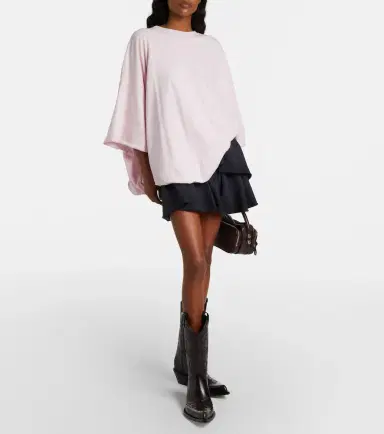 Acne Studios Oversized cotton-blend jersey T-shirt | Thumbnail 7 Acne Studios Oversized cotton-blend jersey T-shirt | Thumbnail 7