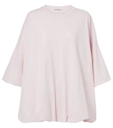 Acne Studios Oversized cotton-blend jersey T-shirt | Thumbnail 1 Acne Studios Oversized cotton-blend jersey T-shirt | Thumbnail 1