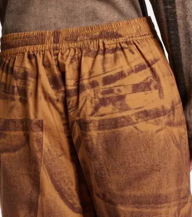 Acne Studios Printed cotton Bermuda shorts | Thumbnail 6 Acne Studios Printed cotton Bermuda shorts | Thumbnail 6