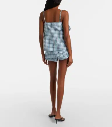 Acne Studios Checked cotton shorts | Thumbnail 5 Acne Studios Checked cotton shorts | Thumbnail 5