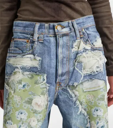 Acne Studios Printed wide-leg jeans | Thumbnail 4 Acne Studios Printed wide-leg jeans | Thumbnail 4