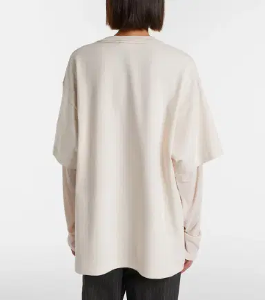 Acne Studios Layered logo cotton jersey T-shirt | Thumbnail 3 Acne Studios Layered logo cotton jersey T-shirt | Thumbnail 3