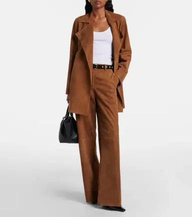 Nour Hammour Kerry suede coat | Thumbnail 3 Nour Hammour Kerry suede coat | Thumbnail 3