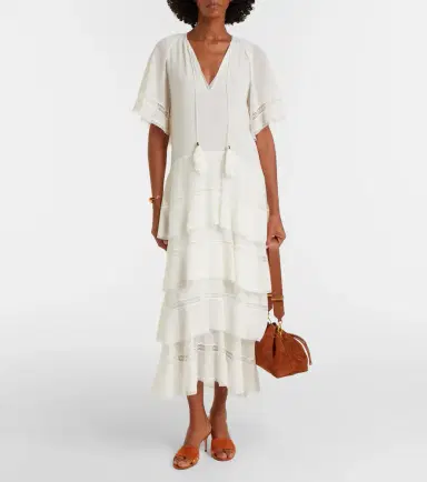 Dorothee Schumacher Dreamful cotton and silk midi dress | Thumbnail 4 Dorothee Schumacher Dreamful cotton and silk midi dress | Thumbnail 4