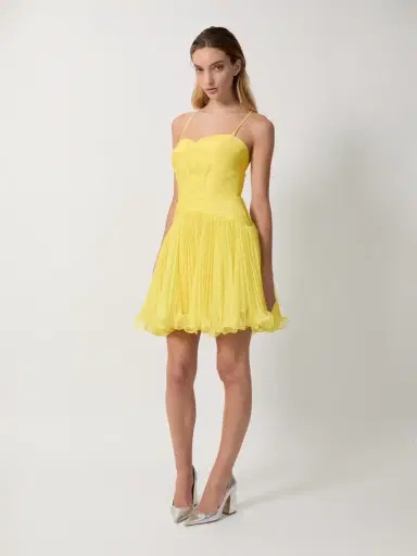 Aknvas The Canary micropleated cocktail dress | Thumbnail 2 Aknvas The Canary micropleated cocktail dress | Thumbnail 2