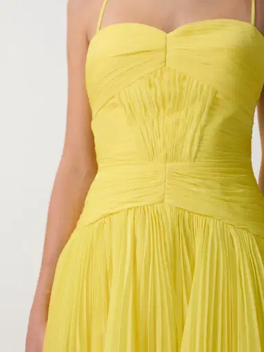 Aknvas The Canary micropleated cocktail dress | Thumbnail 4 Aknvas The Canary micropleated cocktail dress | Thumbnail 4