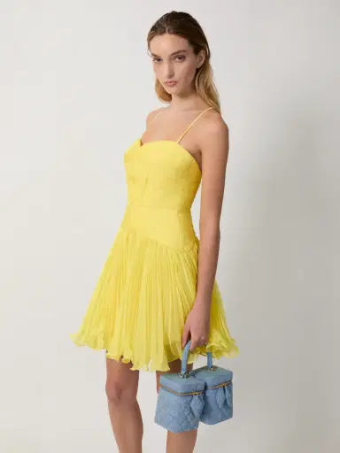 Aknvas The Canary micropleated cocktail dress | Thumbnail 6 Aknvas The Canary micropleated cocktail dress | Thumbnail 6