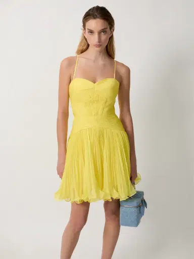 Aknvas The Canary micropleated cocktail dress | Thumbnail 7 Aknvas The Canary micropleated cocktail dress | Thumbnail 7