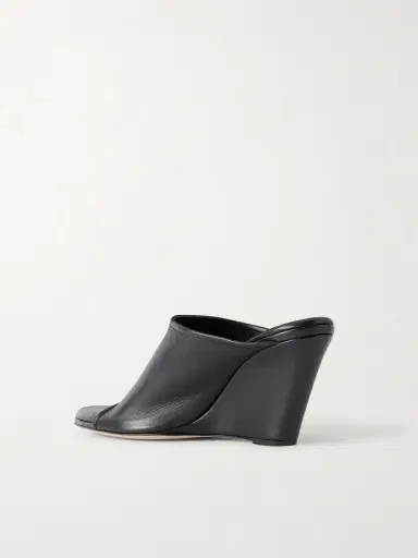 CHRISTEN 75 Stretch Leather Wedge Mules | Thumbnail 3 CHRISTEN 75 Stretch Leather Wedge Mules | Thumbnail 3