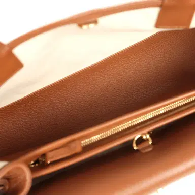 Chanel Chanel Small "Urban Essential" East West Shopping Tote Brown Caviar Gold Hardware | Thumbnail 8 Chanel Chanel Small "Urban Essential" East West Shopping Tote Brown Caviar Gold Hardware | Thumbnail 8