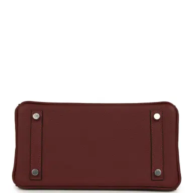 HERMÈS Hermes Birkin 25 Rouge H Togo Palladium Hardware | Thumbnail 6 HERMÈS Hermes Birkin 25 Rouge H Togo Palladium Hardware | Thumbnail 6