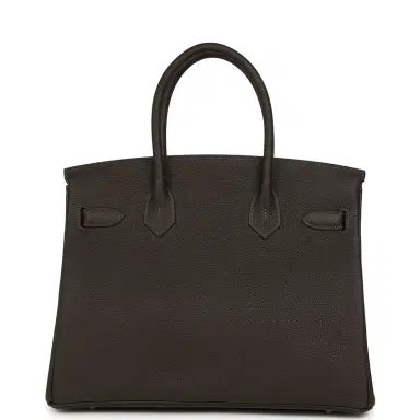 HERMÈS Hermes Birkin 30 Bai Brun Togo Gold Hardware | Thumbnail 4 HERMÈS Hermes Birkin 30 Bai Brun Togo Gold Hardware | Thumbnail 4