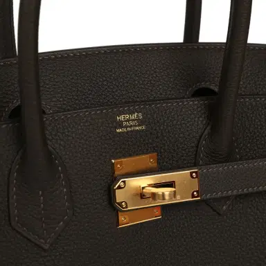 HERMÈS Hermes Birkin 30 Bai Brun Togo Gold Hardware | Thumbnail 7 HERMÈS Hermes Birkin 30 Bai Brun Togo Gold Hardware | Thumbnail 7