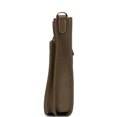 HERMÈS Hermes Evelyne 23 Etoupe Clemence Gold Hardware | Thumbnail 3 HERMÈS Hermes Evelyne 23 Etoupe Clemence Gold Hardware | Thumbnail 3