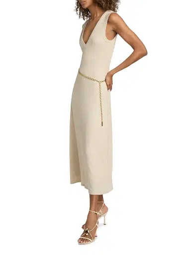 Ramy Brook Women's Greta Metallic Knit Midi-Dress - Gold - Size XL | Thumbnail 4 Ramy Brook Women's Greta Metallic Knit Midi-Dress - Gold - Size XL | Thumbnail 4