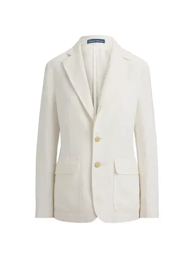 Polo Ralph Lauren Women's Notch-Lapel Linen Blazer - Nevis | Thumbnail 1 Polo Ralph Lauren Women's Notch-Lapel Linen Blazer - Nevis | Thumbnail 1