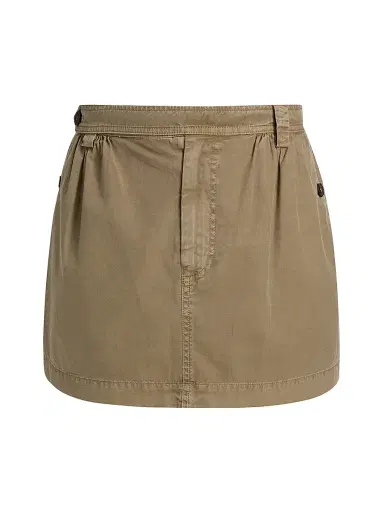 Frame Women's The Utility Cotton Miniskirt - Army - Size 12 | Thumbnail 1 Frame Women's The Utility Cotton Miniskirt - Army - Size 12 | Thumbnail 1