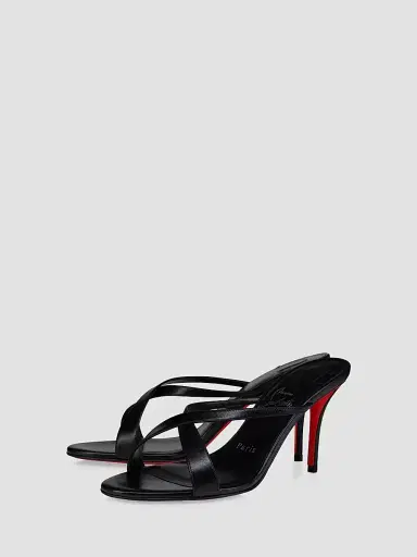 Christian Louboutin Women's Mulazee 100MM Sandals - Black | Thumbnail 2 Christian Louboutin Women's Mulazee 100MM Sandals - Black | Thumbnail 2