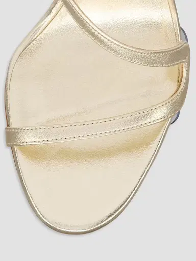 Christian Louboutin Women's Rosa Z 100MM Sandals - Gold | Thumbnail 4 Christian Louboutin Women's Rosa Z 100MM Sandals - Gold | Thumbnail 4