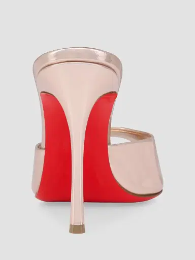 Christian Louboutin Women's Me Dolly 100MM Mule Sandals - Leche | Thumbnail 3 Christian Louboutin Women's Me Dolly 100MM Mule Sandals - Leche | Thumbnail 3