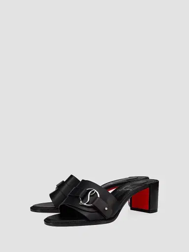 Christian Louboutin Women's Her in Roma 55MM Mules - Black | Thumbnail 2 Christian Louboutin Women's Her in Roma 55MM Mules - Black | Thumbnail 2