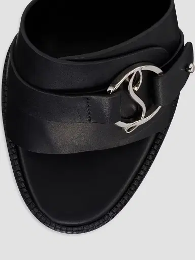 Christian Louboutin Women's Her in Roma 55MM Mules - Black | Thumbnail 4 Christian Louboutin Women's Her in Roma 55MM Mules - Black | Thumbnail 4