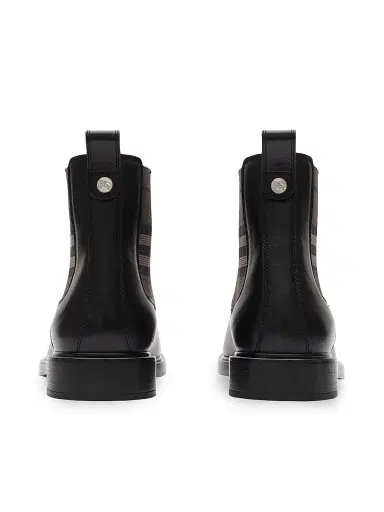 Burberry Men's Pembroke Leather Boots | Thumbnail 3 Burberry Men's Pembroke Leather Boots | Thumbnail 3