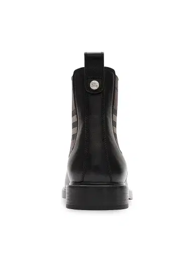 Burberry Men's Pembroke Leather Boots | Thumbnail 6 Burberry Men's Pembroke Leather Boots | Thumbnail 6