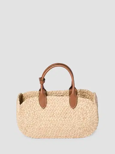 Miu Miu Women's Raffia Top Handle Bag - Beige Khaki | Thumbnail 3 Miu Miu Women's Raffia Top Handle Bag - Beige Khaki | Thumbnail 3