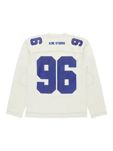 Acne Studios Men's Exfold Cotton Long-Sleeve Soccer T-Shirt - Oat Beige | Thumbnail 2 Acne Studios Men's Exfold Cotton Long-Sleeve Soccer T-Shirt - Oat Beige | Thumbnail 2
