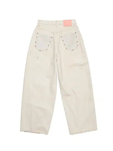 Acne Studios Men's 1981 Paint Splatter Barrel-Leg Jeans - White | Thumbnail 2 Acne Studios Men's 1981 Paint Splatter Barrel-Leg Jeans - White | Thumbnail 2
