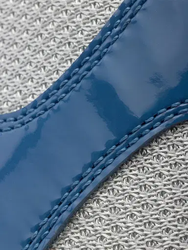 Prada Men's Patent Leather and Technical Fabric America's Cup Sneakers - Blue | Thumbnail 5 Prada Men's Patent Leather and Technical Fabric America's Cup Sneakers - Blue | Thumbnail 5