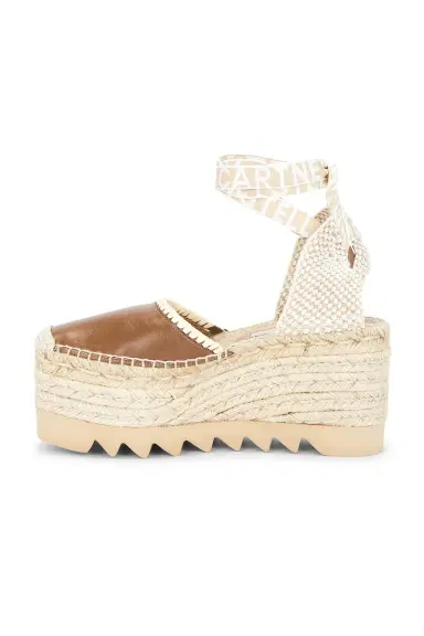 Stella McCartney Gaia 80 Whipstitched Wedge Sandal | Thumbnail 5 Stella McCartney Gaia 80 Whipstitched Wedge Sandal | Thumbnail 5