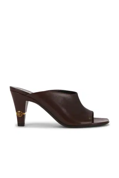 Versace Leather Mule Sandal | Thumbnail 1 Versace Leather Mule Sandal | Thumbnail 1