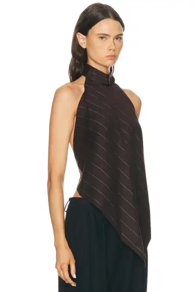 Helmut Lang Halter Scarf Top | Thumbnail 2 Helmut Lang Halter Scarf Top | Thumbnail 2